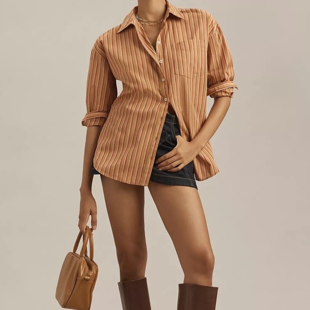 Anthropologie Maeve The Bennet Buttondown Shirt